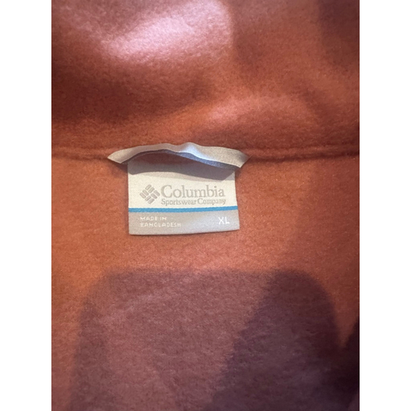 Columbia Men's Rust Performance Fleece Jacket XL - Picture 2 of 5